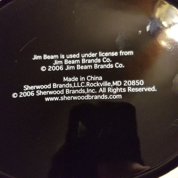 Jim Beam bar snack bowl 2006 mfg by Sherwood brands Rare Find READ - Picture 5 of 11